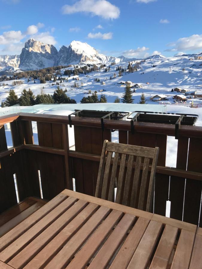 Appartamento Con Vista Sull'Alpe Di Siusi Bulla Buitenkant foto